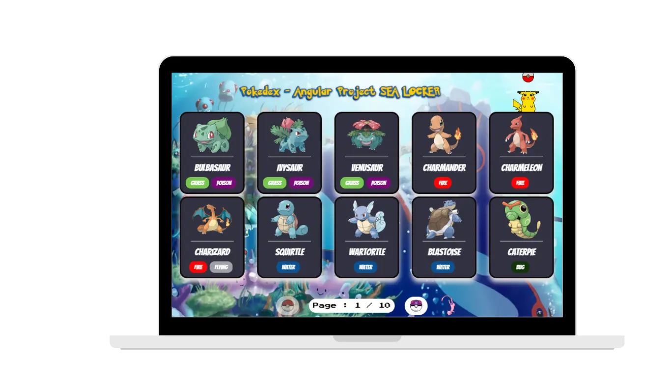 Pokédex Angular